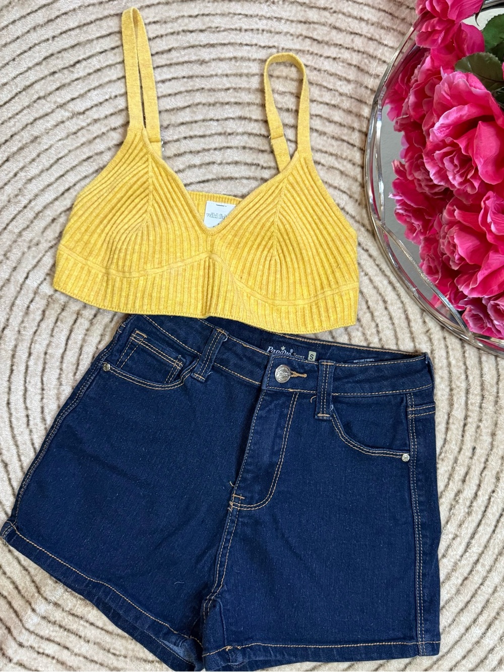 Papaya Jean Shorts - Size S